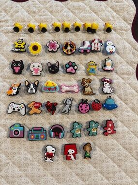 Assorted Cute Character Croc Charms